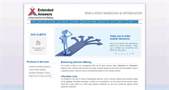 Desktop Screenshot of extendedanswers.com